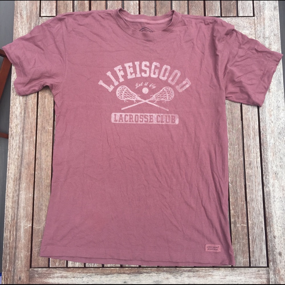 Unisex Life is Good Lacrosse T-Shirt